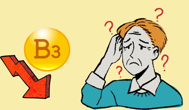 اعراض نقص فيتامين B3 ، ماذا يحدث اذا نقص فيتامين b3؟ من اين احصل على فيتامين b3؟ كيف اعرف ان عندي نقص في فيتامين B؟ علاج نقص فيتامين B3